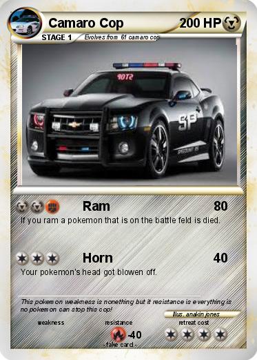 Pokemon Camaro Cop