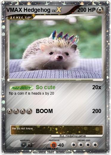 Pokemon VMAX Hedgehog
