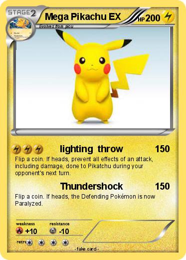 Pokemon Mega Pikachu EX