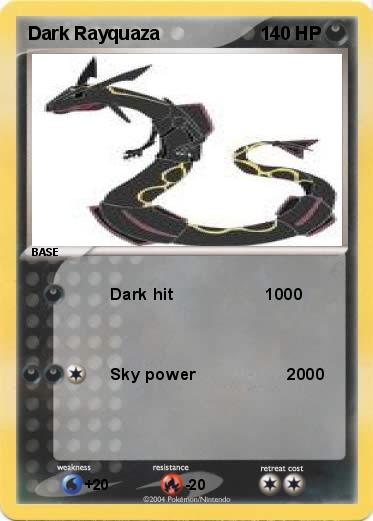 Pokemon Dark Rayquaza