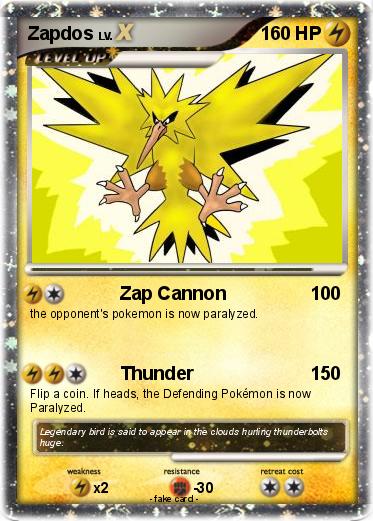 Pokemon Zapdos