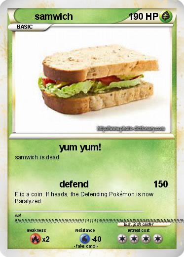 Pokemon samwich