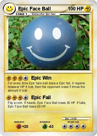 Pokemon Epic Face Ball
