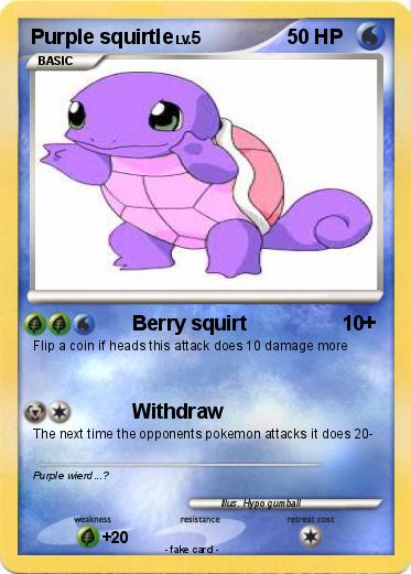 Pokemon Purple squirtle