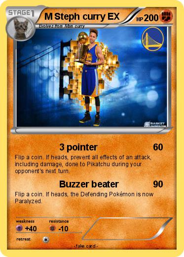 Pokemon M Steph curry EX