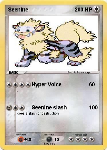 Pokemon Seenine