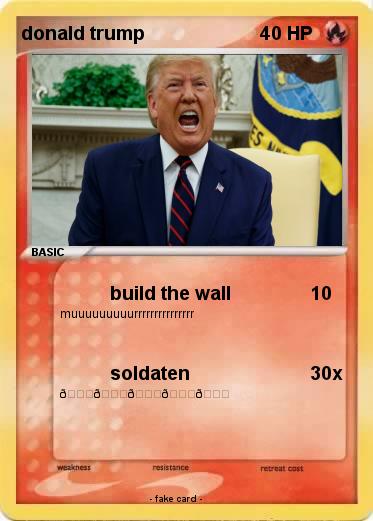 Pokemon donald trump