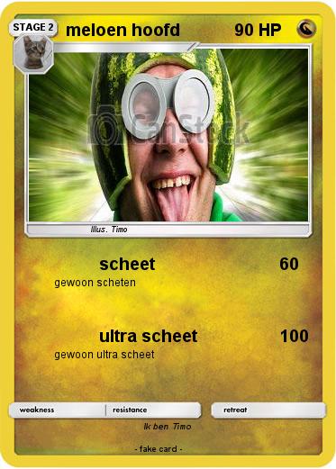 Pokemon meloen hoofd