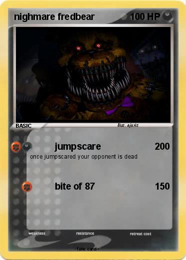 Pokemon nighmare fredbear