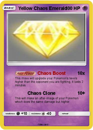 Pokemon Yellow Chaos Emerald