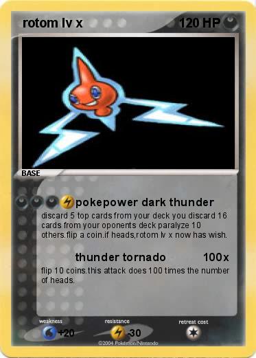 Pokemon  rotom lv x