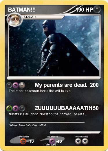 Pokemon BATMAN!!!