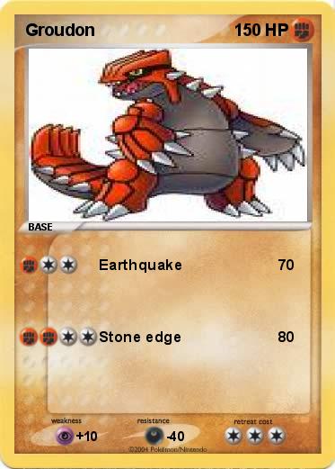 Pokemon Groudon