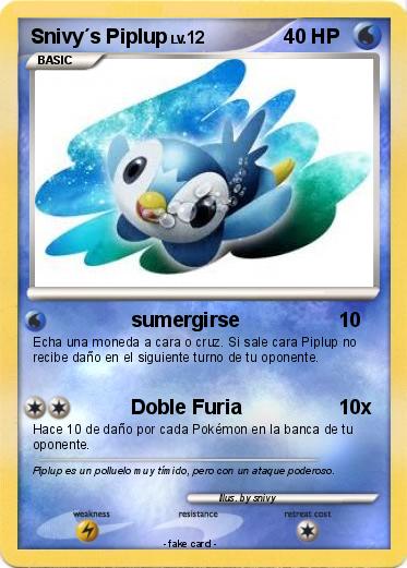 Pokemon Snivy´s Piplup