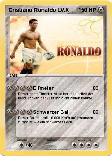 Pokemon Cristiano Ronaldo LV.X