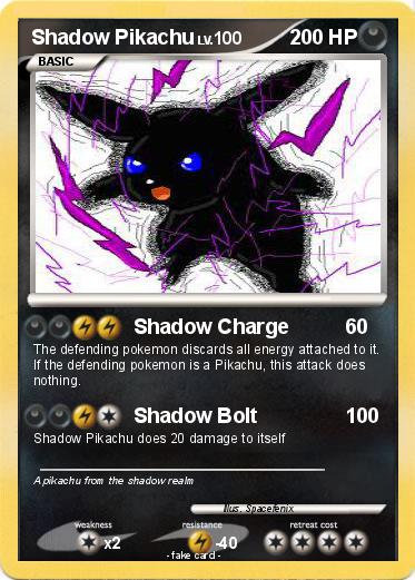 Pokemon Shadow Pikachu