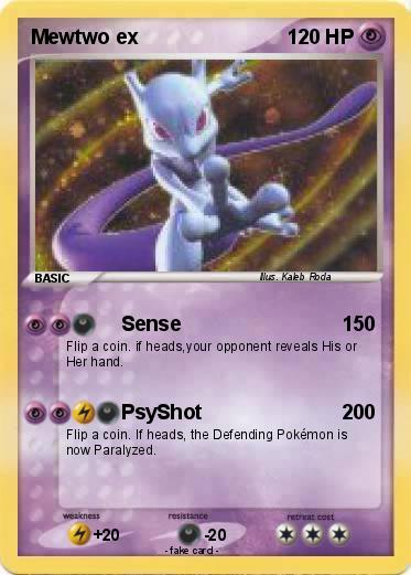 Pokemon Mewtwo ex