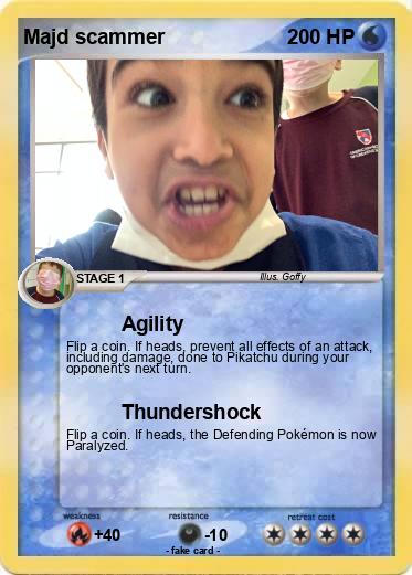 Pokemon Majd scammer