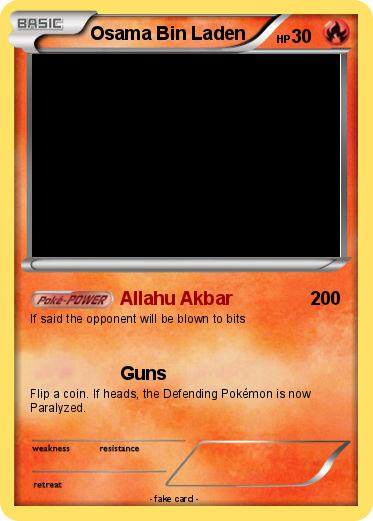 Pokemon Osama Bin Laden