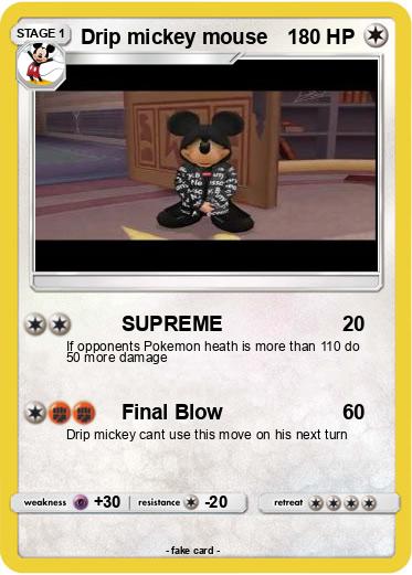 Pokemon Drip mickey mouse