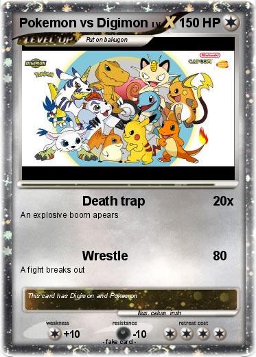 Pokemon Pokemon vs Digimon