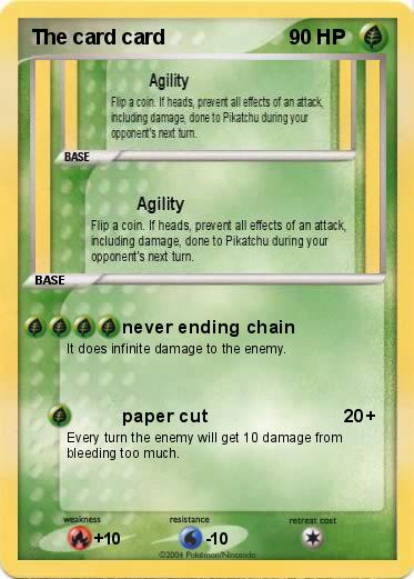Pokemon The card card