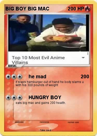 Pokemon BIG BOY BIG MAC