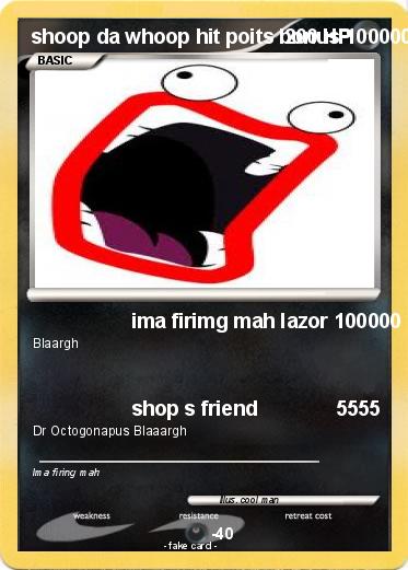 Pokemon shoop da whoop hit poits bonus 100000