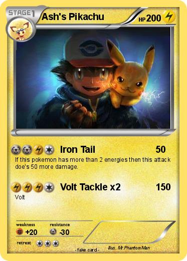 Pokemon Ash's Pikachu