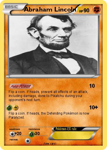 Pokemon Abraham Lincoln