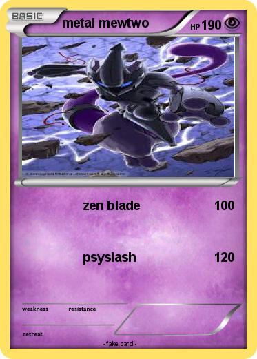 Pokemon metal mewtwo
