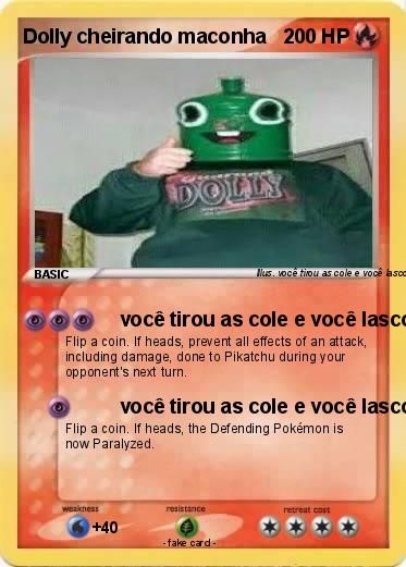 Pokemon Dolly cheirando maconha