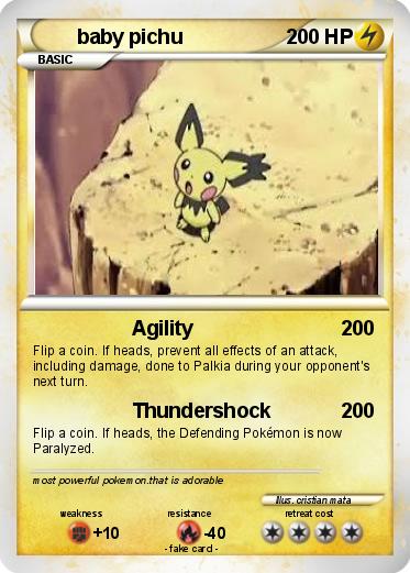 Pokemon baby pichu