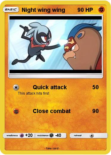 Pokemon Night wing wing