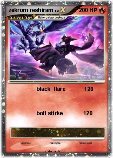 Pokemon zekrom reshiram