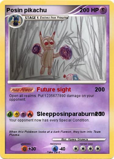 Pokemon Posin pikachu