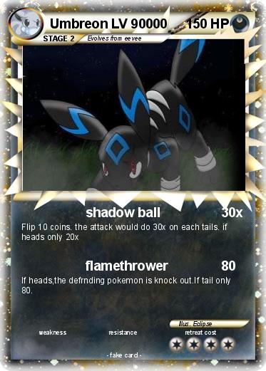 Pokemon Umbreon LV 90000