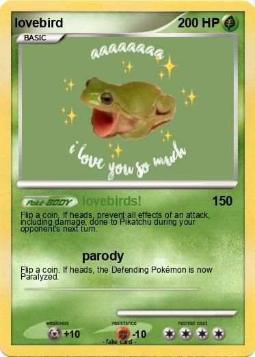 Pokemon lovebird