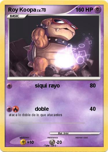 Pokemon Roy Koopa