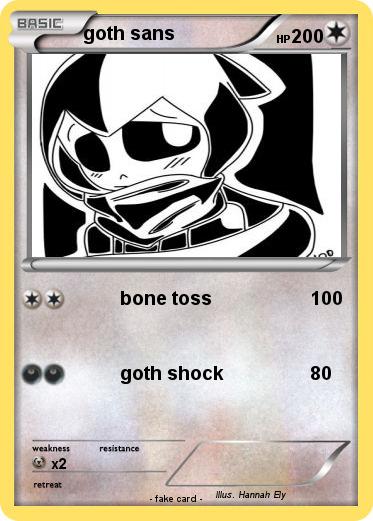 Pokemon goth sans