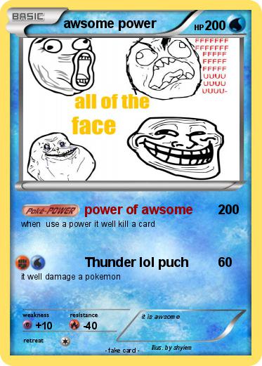 Pokemon awsome power