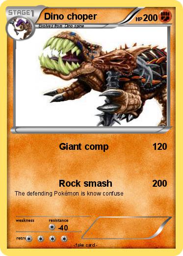 Pokemon Dino choper