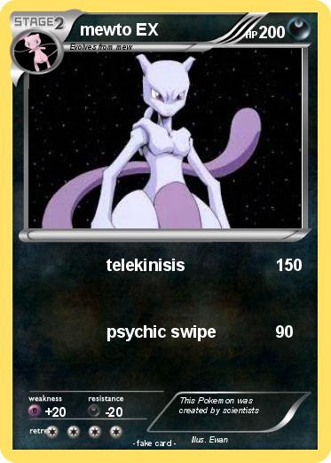 Pokemon mewto EX