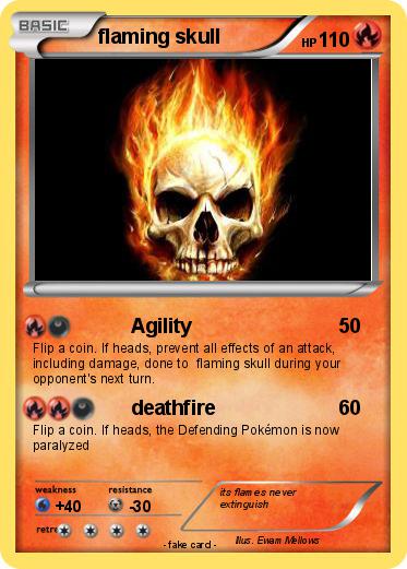 Pokemon flaming skull