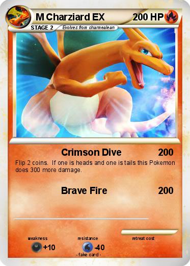 Pokemon M Charziard EX