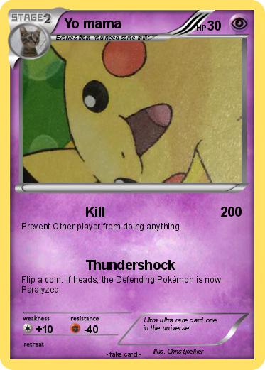 Pokemon Yo mama
