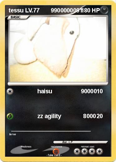 Pokemon tessu LV.77       9900000091