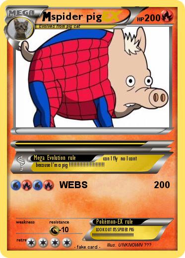 Pokemon spider pig
