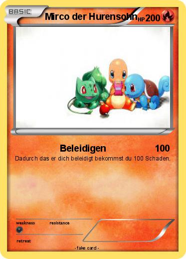 Pokemon Mirco der Hurensohn