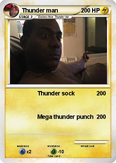Pokemon Thunder man